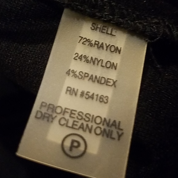 NWOT Calvin Klein Black White Colorblock Dress 10 - Picture 5 of 5